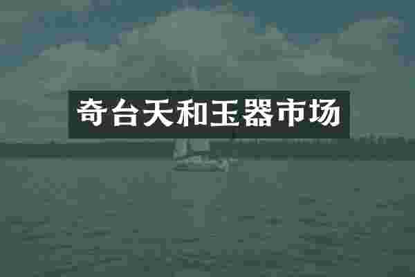 奇台天和玉器市场