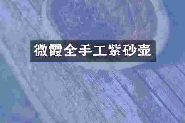 微霞全手工紫砂壶