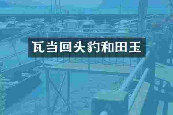 瓦当回头豹和田玉