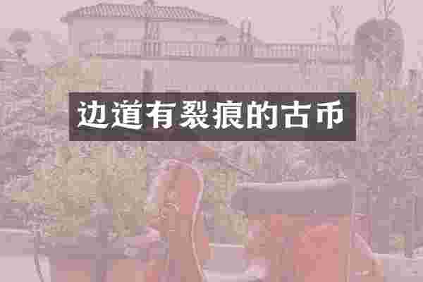 边道有裂痕的古币