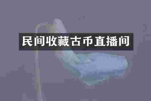 民间收藏古币直播间