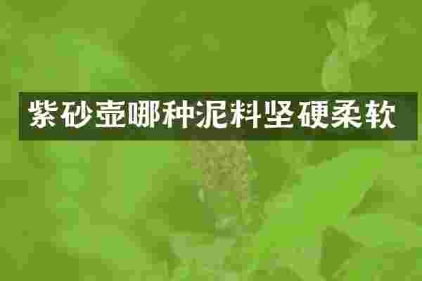 紫砂壶哪种泥料坚硬柔软