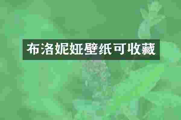 布洛妮娅壁纸可收藏