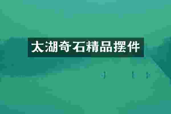 太湖奇石精品摆件