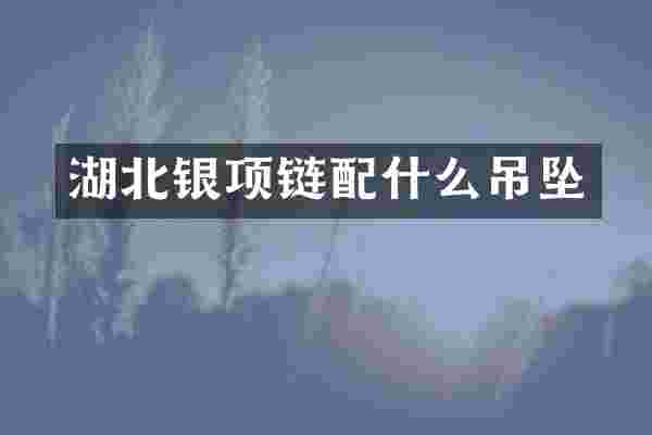 湖北银项链吊坠