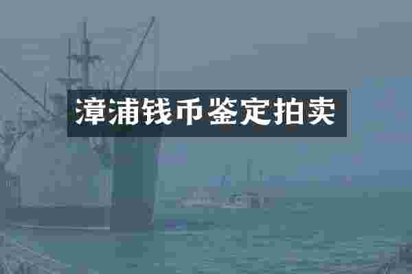 漳浦钱币鉴定拍卖