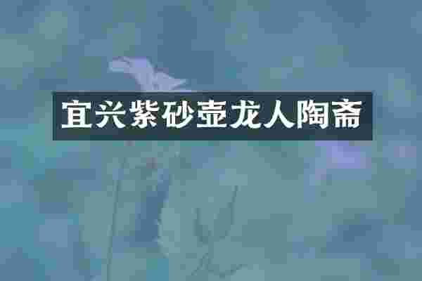 宜兴紫砂壶龙人陶斋