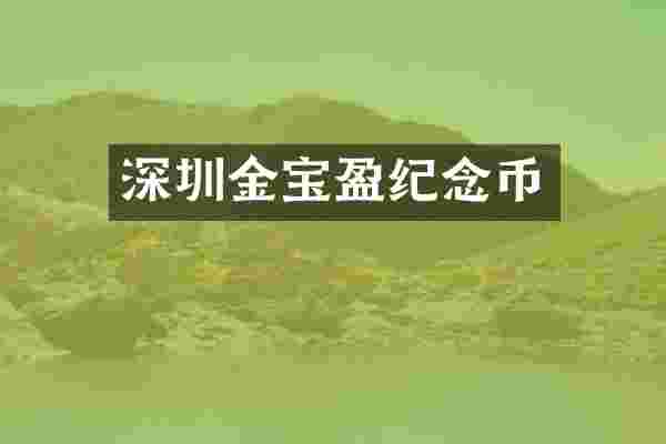 深圳金宝盈纪念币