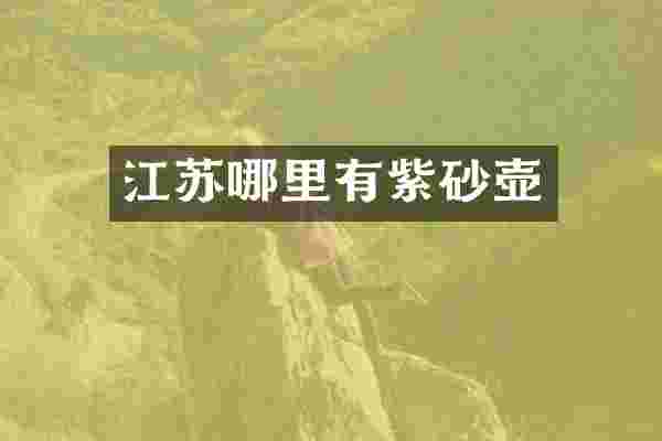 江苏哪里有紫砂壶