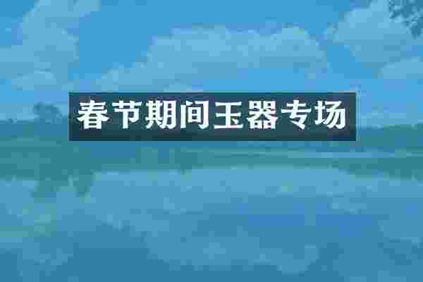 春节期间玉器专场