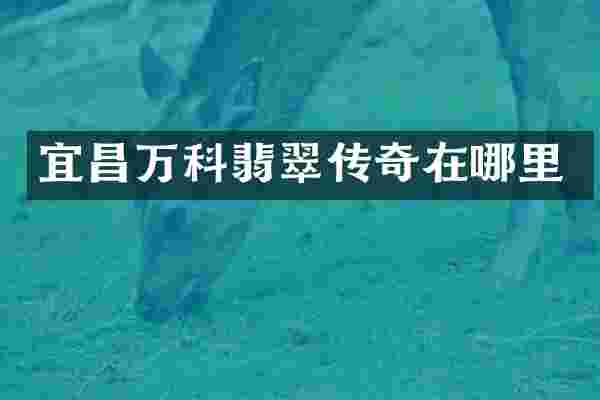 宜昌万科翡翠传奇在哪里