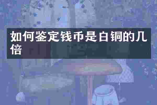 如何鉴定钱币是白铜的几倍
