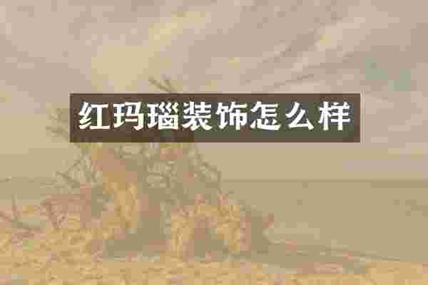红玛瑙装饰怎么样