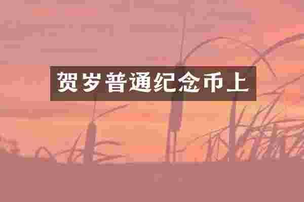 贺岁普通纪念币上