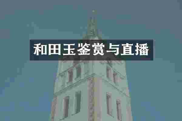 和田玉鉴赏与直播