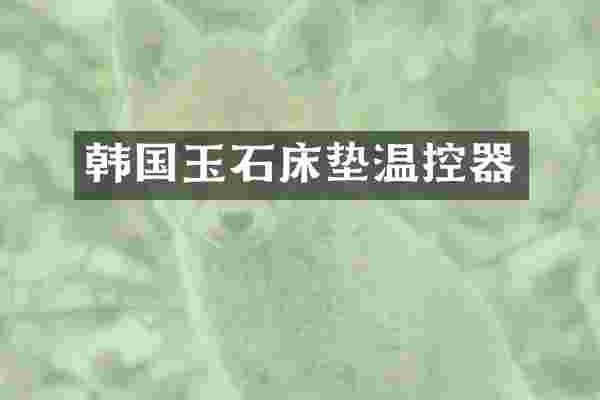 韩国玉石床垫温控器