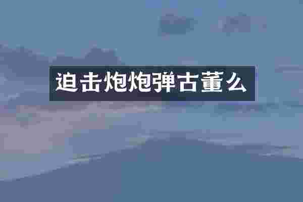 迫击炮炮弹古董么