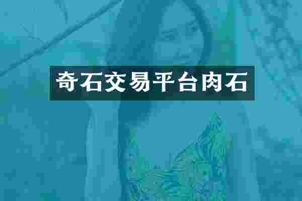 奇石交易平台肉石