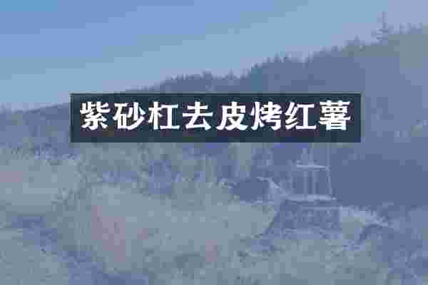 紫砂杠去皮烤红薯