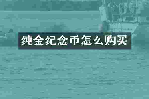 纯金纪念币怎么购买