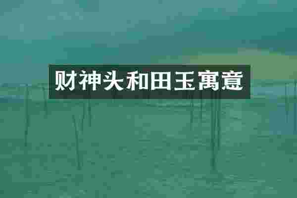 财神头和田玉寓意
