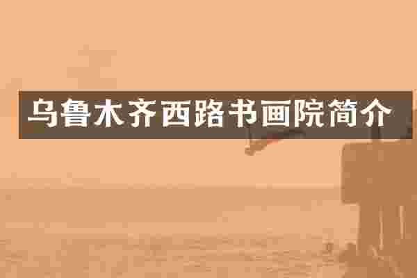 乌鲁木齐西路书画院简介