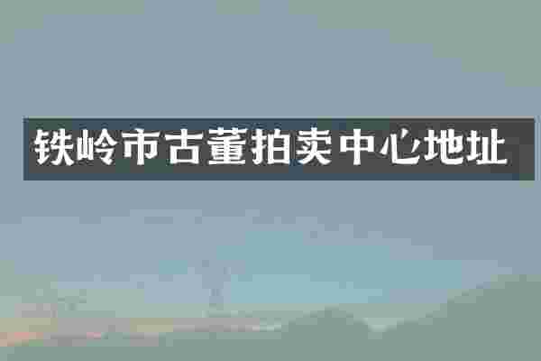 铁岭市古董拍卖中心地址