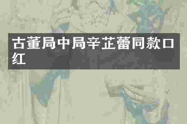 古董局中局辛芷蕾同款口红