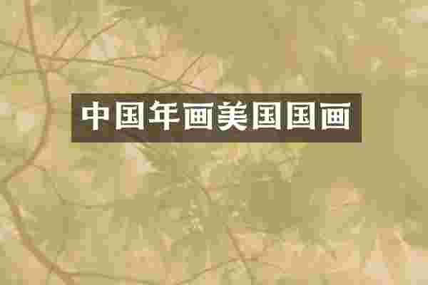 中国年画美国国画