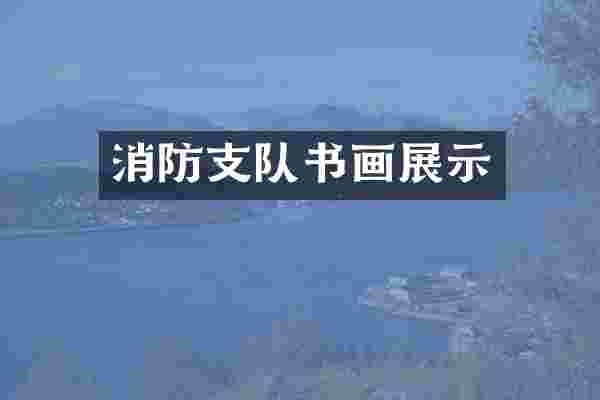 消防支队书画展示