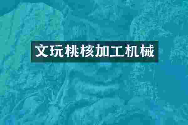 文玩桃核加工机械