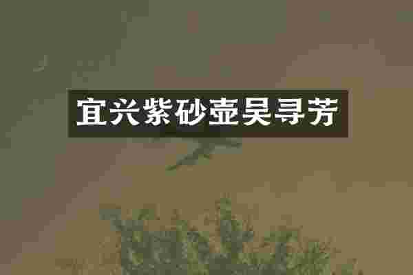 宜兴紫砂壶吴寻芳