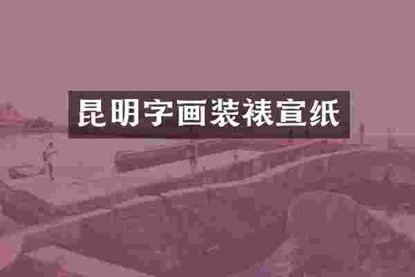 昆明字画装裱宣纸