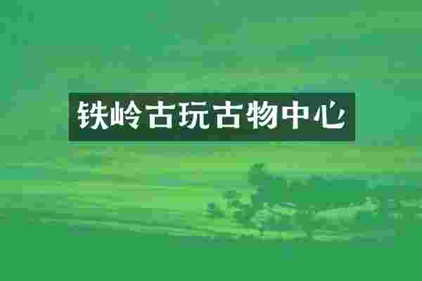 铁岭古玩古物中心