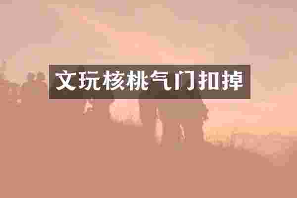 文玩核桃气门扣掉
