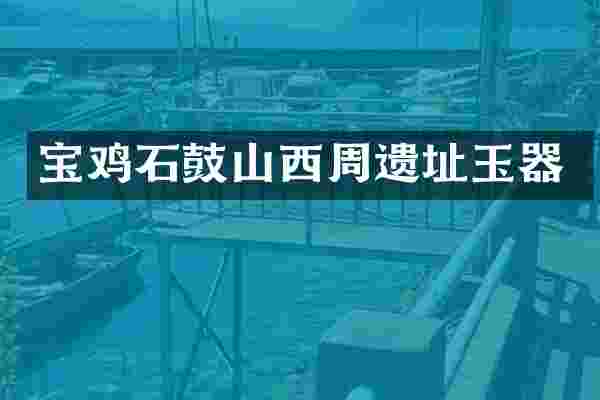 宝鸡石鼓山西周遗址玉器