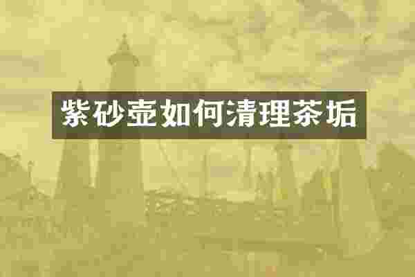 紫砂壶如何清理茶垢