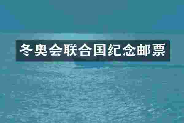 冬奥会联合国纪念邮票