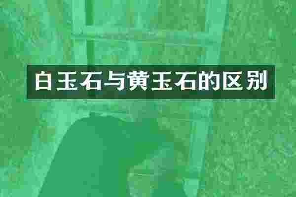 白玉石与黄玉石的区别