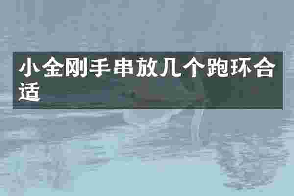 小金刚手串放几个跑环合适