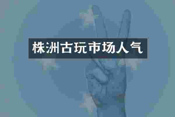 株洲古玩市场人气