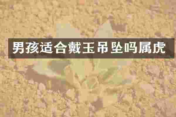 男孩适合戴玉吊坠吗属虎