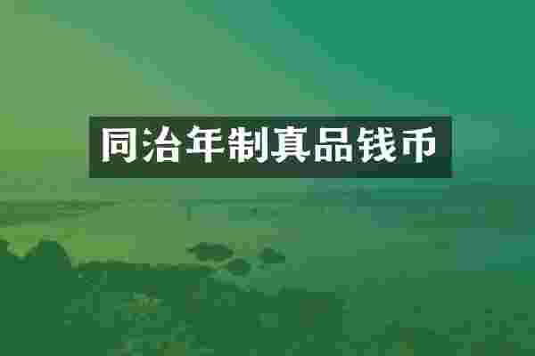 同治年制真品钱币