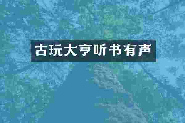 古玩大亨听书有声