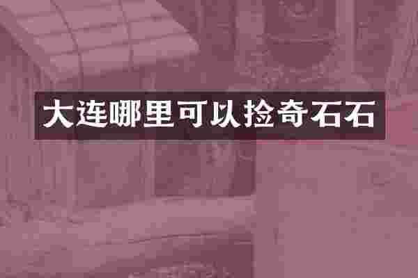 大连哪里可以捡奇石石