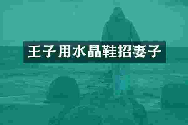 王子用水晶鞋招妻子