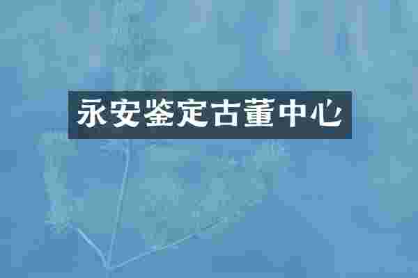 永安鉴定古董中心
