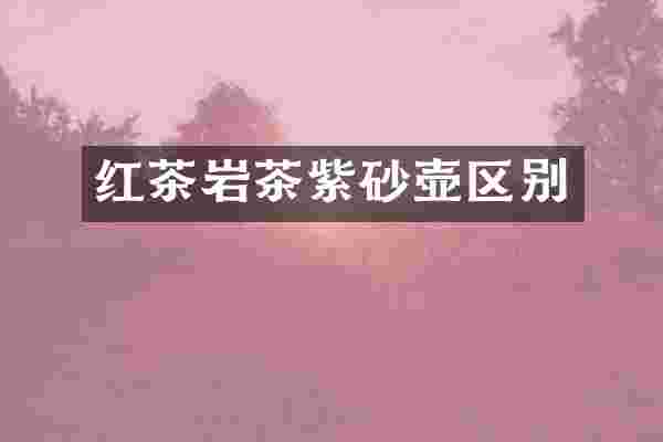 红茶岩茶紫砂壶区别