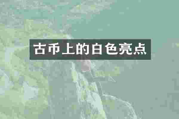 古币上的白色亮点