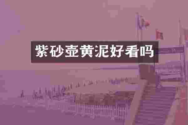 紫砂壶黄泥好看吗